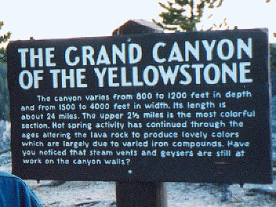 Grand Canyon of the Yellowstone